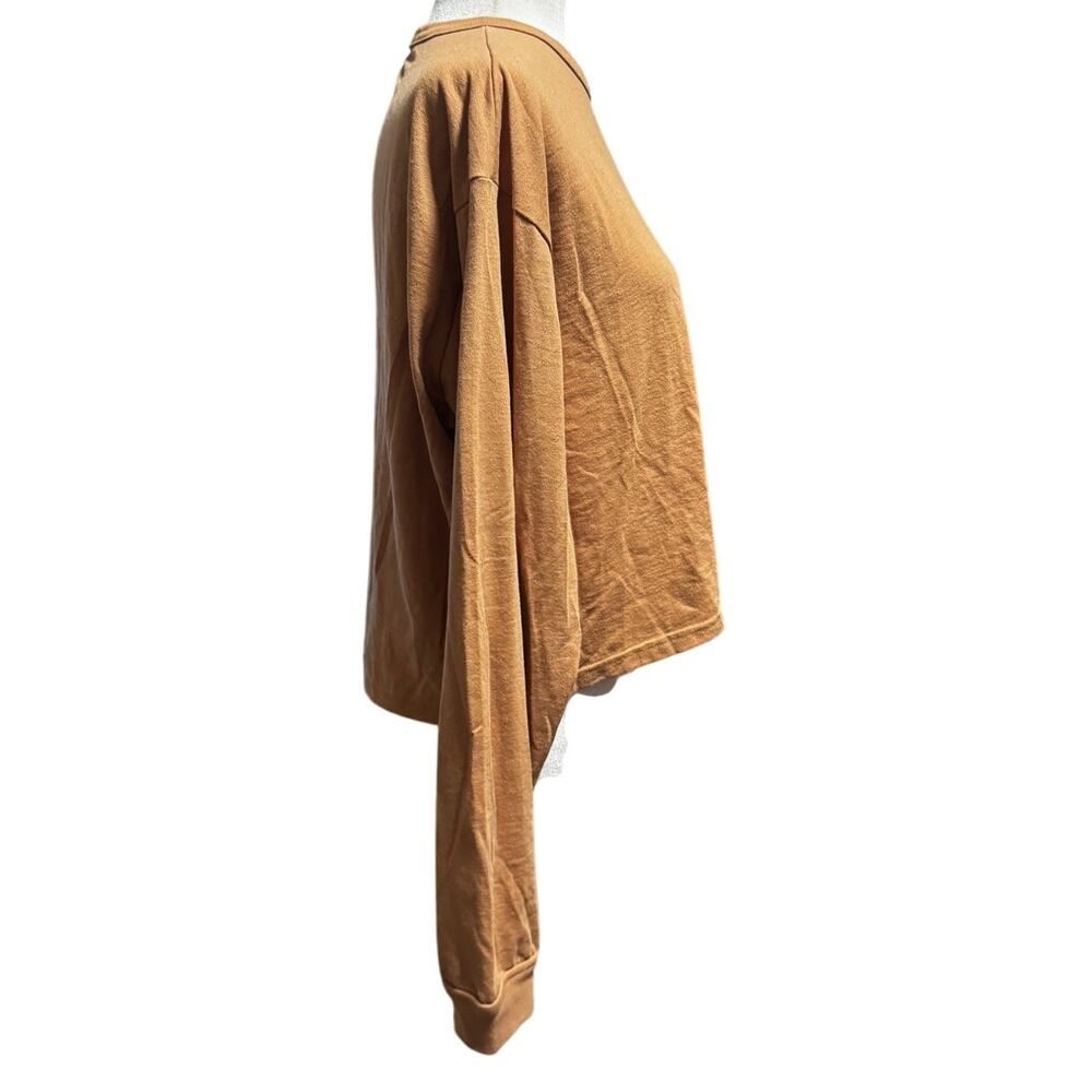The North Face Women’s Cropped Long Sleeve Tee – Camel Brown – Size L - Picture 4 of 8